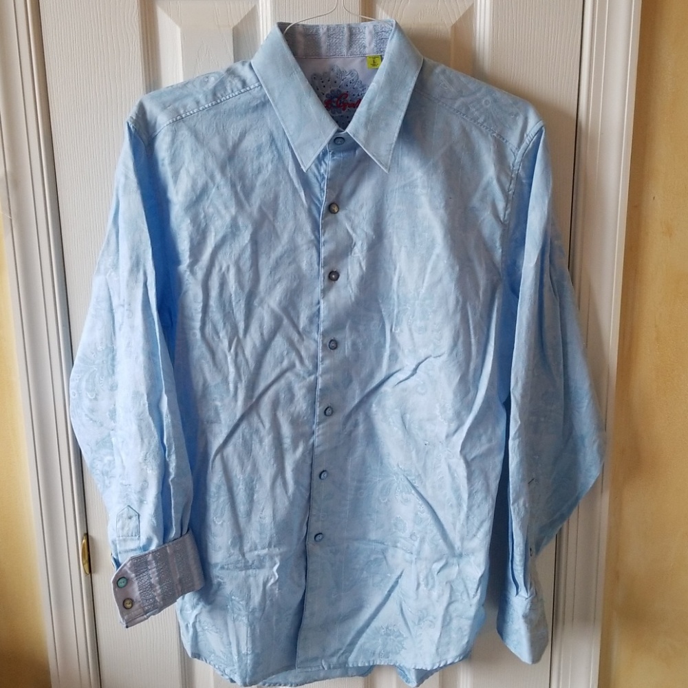 Robert Graham Blue button shirt